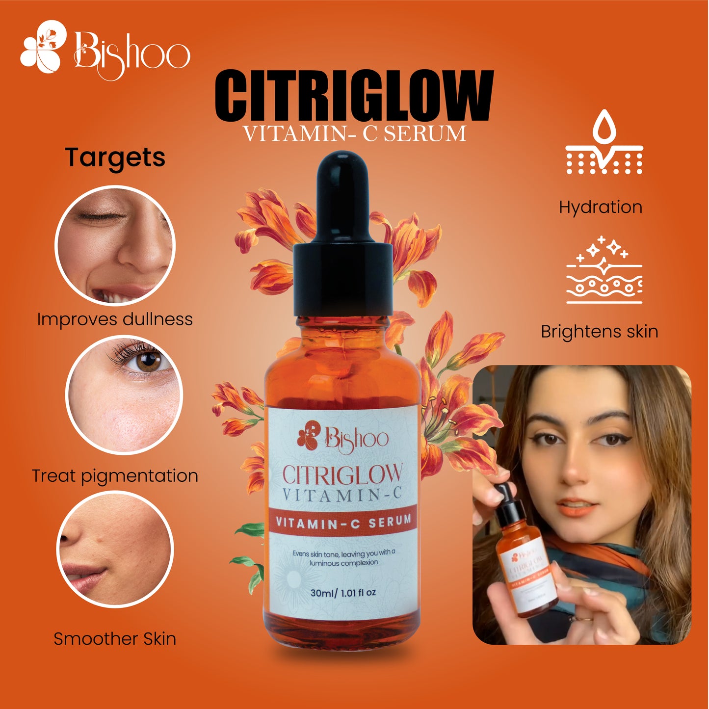 CitriGlow Vitamin C Face Serum